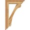 Ekena Millwork Legacy Traditional Rough Sawn Bracket w/ Offset Brace, Western Red Cedar, 6"W x 22"D x 34"H BKT0604X22X34LEC01RWR - alternate 4
